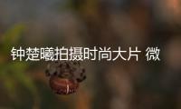钟楚曦拍摄时尚大片 微露美人骨五官明艳